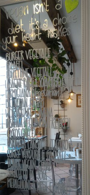 Vegan offer at La Vie en Rose, Trento. at La Vie En Rose in Trento