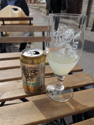 Ginger beer at Göteburgare Vegan in Gothenburg