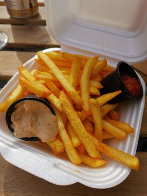 Chips at Göteburgare Vegan in Gothenburg