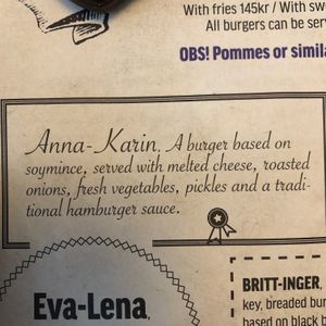   at Göteburgare Vegan in Gothenburg