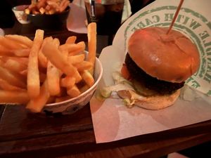 Portobello burgerrs #Veganuary at Göteburgare Vegan in Gothenburg