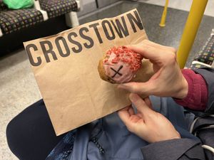 To go donut  at Crosstown Doughnuts - Shoreditch in East London