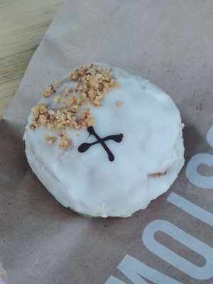 vegan Coconut & Lime Doughnut at Crosstown Doughnuts - Shoreditch in East London
