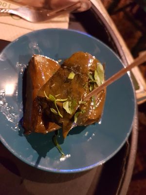 Stuffed vine leaves at My Village Hawraman Cafe in North West London