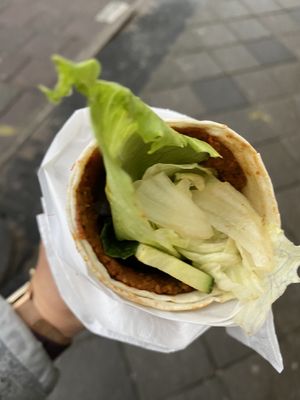 Çiğ köfte 👌🏼  at Cigköftem - Van Swindenstraat in Amsterdam