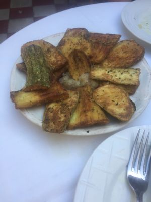 eggplant at Candouni in Santorini