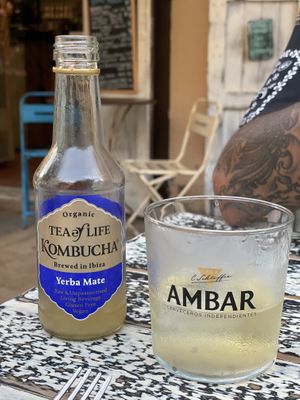 Kombucha  at Simbiosis in Ibiza