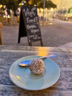 Carrot truffle  at Simbiosis in Ibiza