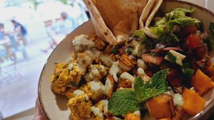 Shawarma at Simbiosis in Ibiza