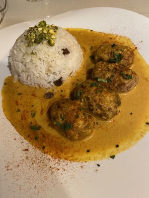 Kofta de lentejas  at Simbiosis in Ibiza