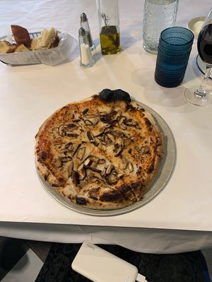 Vegan pizza!   at Angelina's Italian Kitchen in Lake Havasu City