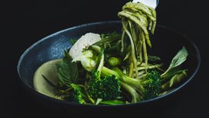 Lean & Green Bowl at GLAM Vegan in Miami