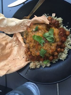 Chana Masala at GLAM Vegan in Miami