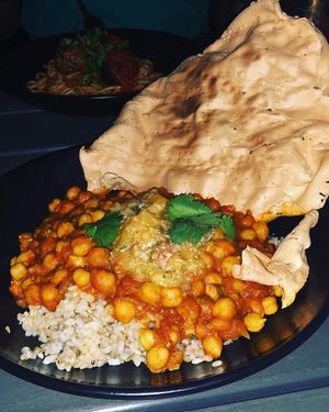 Chana Masala at GLAM Vegan in Miami