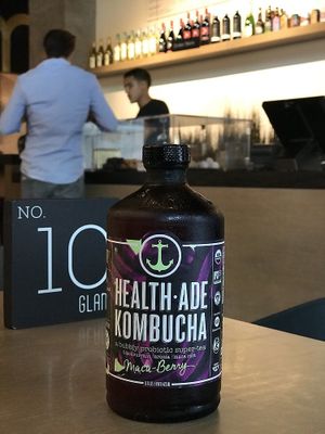 Healthade Kombucha Available at GLAM Vegan in Miami