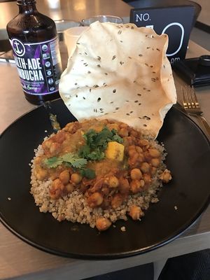 Chana Masala at GLAM Vegan in Miami