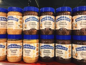 Peanut Butters at CarrefourSA in Istanbul