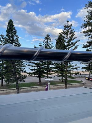 View at Moo Gourmet Burgers in Manly