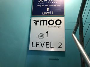 Top level at Moo Gourmet Burgers in Manly