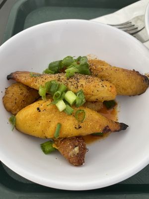 Spicy plantains  at Veg on the Edge in Santa Cruz