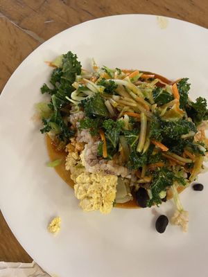 Roasted scramble taco  at Veg on the Edge in Santa Cruz