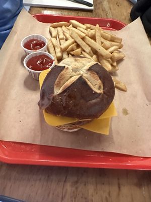 Burger   at Veg on the Edge in Santa Cruz