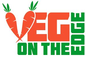 To health with you!  at Veg on the Edge in Santa Cruz