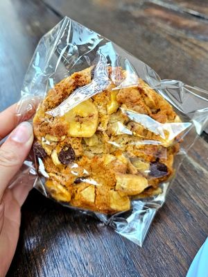 Cookie at Veg on the Edge in Santa Cruz