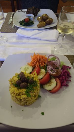 Tofu a Brás at Xisko in Guimaraes