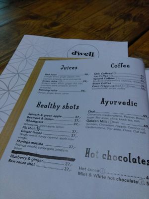 healthy shots  at Dwell in Bergen