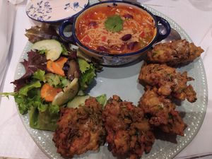 Pataniscas de legumes at Ohana By Naz in Lisbon