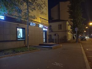 С правого торца дома оружейного 5. Со стороны Тверской-Ямской. Входим в дверку и вниз по лестнице at Falafel Bro - Oruzheynyy in Moscow