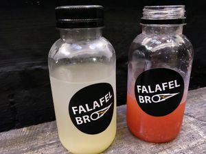home made drinks at Falafel Bro - Oruzheynyy in Moscow