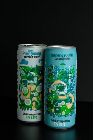 Coconut water at Falafel Bro - Oruzheynyy in Moscow