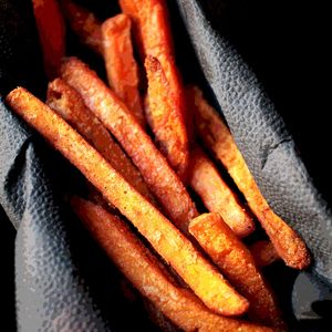 Sweet potato fries at Falafel Bro - Oruzheynyy in Moscow