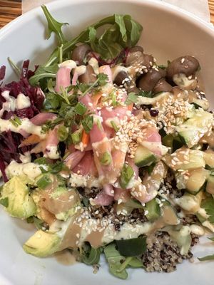 Vietnamese bowl  at Goatocado in Richmond