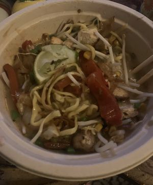 Vegan Thai Ramen with tofu! at Goatocado in Richmond