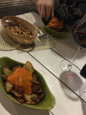 Patatas bravos  at Pitacasso in Sevilla