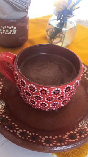 This is their delicious Hot Chocolate!  at Casa Cacau in Ajijic