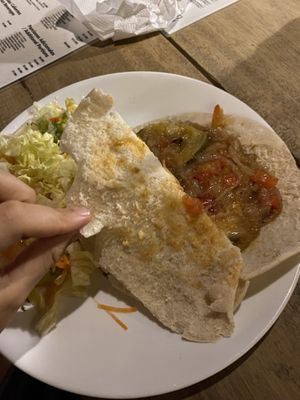 Libanesa tortilla vegana  at Etnia Arte y Sabor in Salento