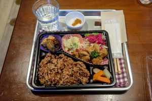 Vegan bento (small) at Vegefirst in Nagoya