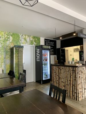 Order at the counter at Veggie Kitchen in Marktheidenfeld