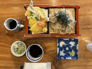 tenzaru  at Kobayashi Soba in Matsumoto