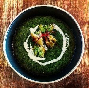 Cucumber Soup at Crops in Magdeburg