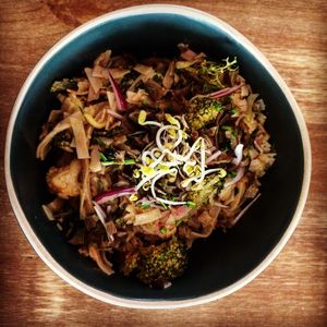 Ricenoodle Salad at Crops in Magdeburg