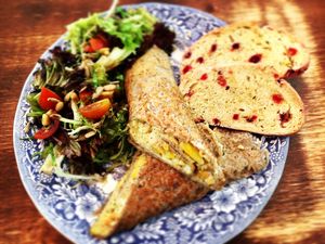 Buchweizenpfannkuchen at Crops in Magdeburg