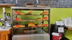 patties some may be vegan didnt ask at Veggies in Brooklyn