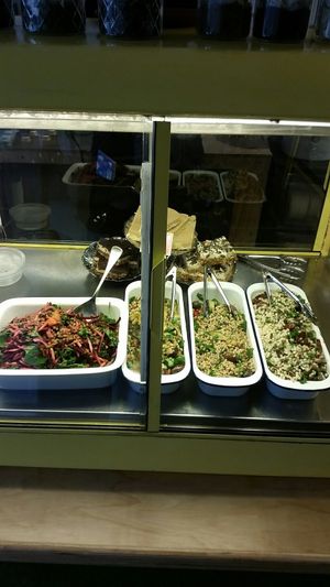 Cabinet salads & Dessert slices at Sunday Cantina in Waikanae