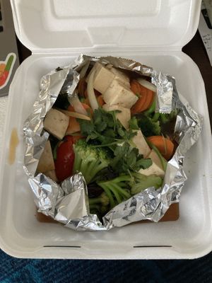 Not pictured: side of rice, Thai iced tea  at Lahn Pad Thai in Anchorage