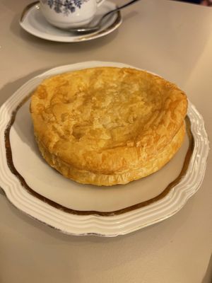 Sardinian treat with tomato  at Coccodi il Dolce e il Salato in Cagliari